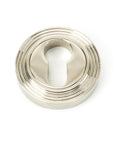 From The Anvil's Polished Nickel Round Euro Escutcheon