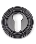 From The Anvil's Black Round Euro Escutcheon