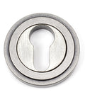 From The Anvil's Pewter Patina Round Euro Escutcheon