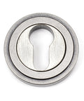 From The Anvil's Pewter Patina Round Euro Escutcheon
