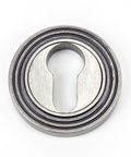 From The Anvil's Pewter Patina Round Euro Escutcheon