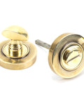 From The Anvil's Aged Brass Round Thumbturn Set