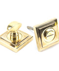 From The Anvil's Aged Brass Round Thumbturn Set