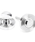 From The Anvil's Polished Chrome Round Thumbturn Set