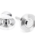 From The Anvil's Polished Chrome Round Thumbturn Set