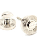 From The Anvil's Polished Nickel Round Thumbturn Set