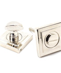 From The Anvil's Polished Nickel Round Thumbturn Set
