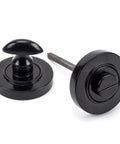 From The Anvil's Black Round Thumbturn Set