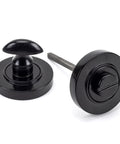 From The Anvil's Black Round Thumbturn Set