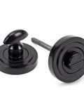From The Anvil's Black Round Thumbturn Set