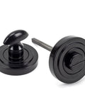 From The Anvil's Black Round Thumbturn Set