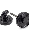 From The Anvil's Black Round Thumbturn Set