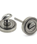 From The Anvil's Pewter Patina Round Thumbturn Set