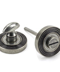 From The Anvil's Pewter Patina Round Thumbturn Set