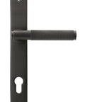 From The Anvil's Aged Bronze Brompton Slimline Lever Espag. Lock Set