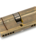 From The Anvil's Aged Brass 5 Pin Euro Cylinder