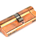 From The Anvil's Polished Bronze 5 Pin Euro Cylinder