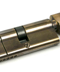 From The Anvil's Aged Brass 5 Pin Euro Cylinder/Thumbturn