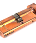 From The Anvil's Polished Bronze 5 Pin Euro Cylinder/Thumbturn
