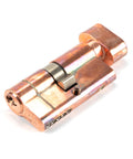 From The Anvil's Polished Bronze 5 Pin Euro Cylinder/Thumbturn