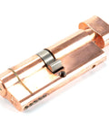From The Anvil's Polished Bronze 5 Pin Euro Cylinder/Thumbturn