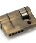 From The Anvil's Aged Brass 5 Pin Single Cylinder