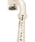 From The Anvil's Polished Nickel Hammered Newbury Espag