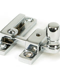 From The Anvil's Polished Chrome Mushroom Quadrant Fastener - Narrow