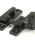 From The Anvil's Aged Bronze Mushroom Quadrant Fastener - Narrow