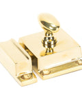 From The Anvil's Polished Brass Cabinet Latch