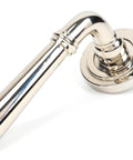 From The Anvil's Polished Nickel Newbury Lever on Rose Set (Sprung)
