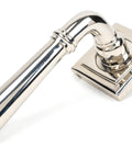 From The Anvil's Polished Nickel Newbury Lever on Rose Set (Sprung)