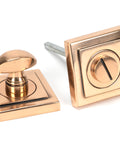 From The Anvil's Polished Bronze Round Thumbturn Set