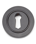 From The Anvil's Aged Bronze Round Escutcheon