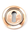 From The Anvil's Polished Bronze Round Escutcheon