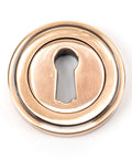 From The Anvil's Polished Bronze Round Escutcheon