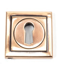 From The Anvil's Polished Bronze Round Escutcheon