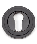 From The Anvil's Aged Bronze Round Euro Escutcheon