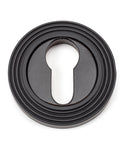 From The Anvil's Aged Bronze Round Euro Escutcheon