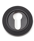 From The Anvil's Aged Bronze Round Euro Escutcheon