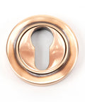 From The Anvil's Polished Bronze Round Euro Escutcheon