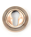 From The Anvil's Polished Bronze Round Euro Escutcheon