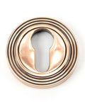 From The Anvil's Polished Bronze Round Euro Escutcheon