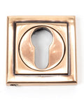 From The Anvil's Polished Bronze Round Euro Escutcheon
