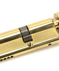 From The Anvil's Lacquered Brass 5 Pin Euro Cylinder/Thumbturn