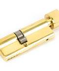 From The Anvil's Lacquered Brass 5 Pin Euro Cylinder/Thumbturn