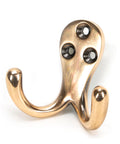 From The Anvil's Polished Bronze Celtic Double Robe Hook