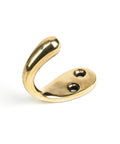 From The Anvil's Aged Brass Celtic Single Robe Hook