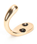 From The Anvil's Polished Bronze Celtic Single Robe Hook