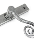 From The Anvil's Pewter Patina Monkeytail Slimline Lever Espag. Latch Set